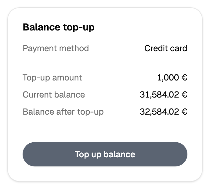 Card payment